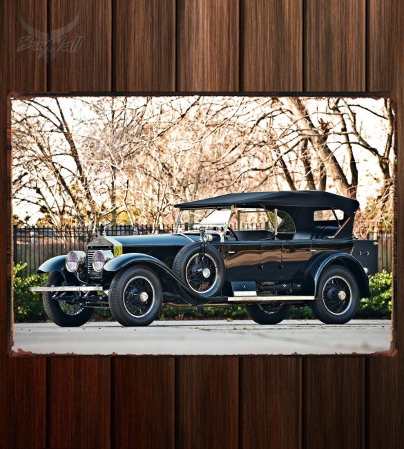Металлическая табличка Rolls-Royce Silver Ghost Pall Mall Tourer by Merrimac Металлическая табличка Rolls-Royce Silver Ghost Pall Mall Tourer by Merrimac